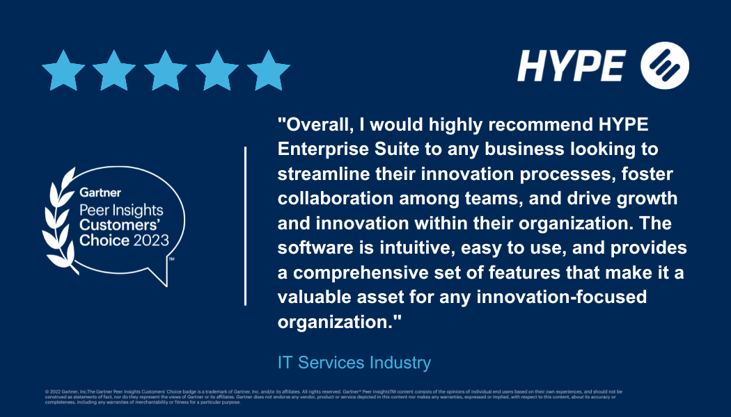 HYPE is named as a Customers’ Choice in the 2023 Gartner ® Peer ...