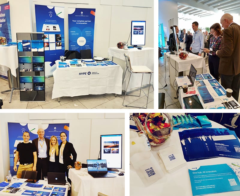 HYPE's booth at the Innovation Roundtables Summit